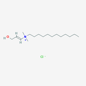 molecular formula C17H36ClNO B6598283 N,N-DIMETHYL-N-DODECYL(3-HYDROXYALLYL) AMMONIUM CHLORIDE CAS No. 38094-02-9