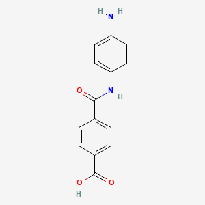 molecular formula C14H12N2O3 B6598290 4-[(4-aminophenyl)carbamoyl]benzoic acid CAS No. 89846-77-5