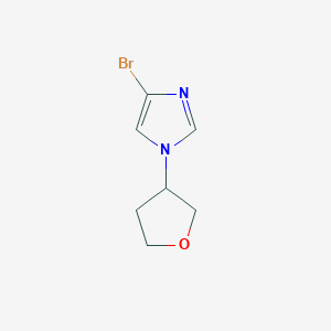 molecular formula C7H9BrN2O B6598301 4-bromo-1-(oxolan-3-yl)-1H-imidazole CAS No. 1353855-75-0