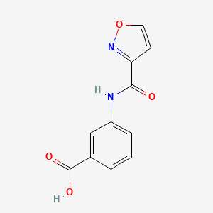 molecular formula C11H8N2O4 B6598336 3-(1,2-oxazole-3-amido)benzoic acid CAS No. 1283497-81-3