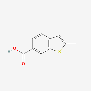 molecular formula C10H8O2S B6598363 2-methyl-1-benzothiophene-6-carboxylic acid CAS No. 18781-41-4
