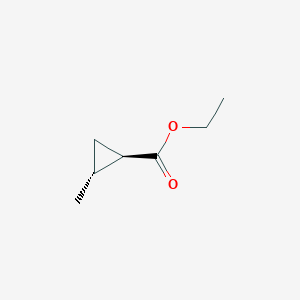 molecular formula C7H12O2 B6598379 ethyl (1R,2R)-2-methylcyclopropane-1-carboxylate CAS No. 16764-71-9