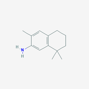 3,8,8-trimethyl-5,6,7,8-tetrahydronaphthalen-2-amine