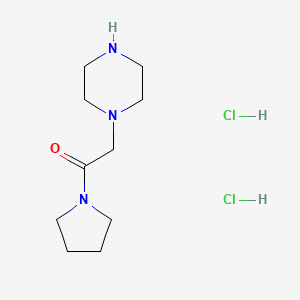 2-(Piperazin-1-yl)-1-(pyrrolidin-1-yl)ethanone dihydrochloride