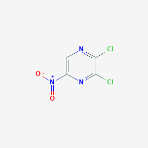 molecular formula C4HCl2N3O2 B6598429 2,3-dichloro-5-nitropyrazine CAS No. 88803-87-6
