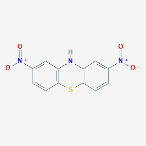 molecular formula C12H7N3O4S B6598439 2,8-二硝基-10H-吩噻嗪 CAS No. 823802-43-3