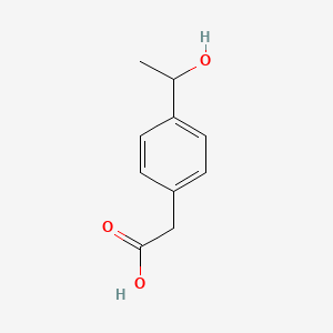 2-[4-(1-hydroxyethyl)phenyl]acetic acid