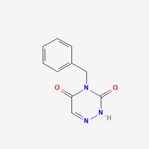 molecular formula C10H9N3O2 B6598453 4-benzyl-2,3,4,5-tetrahydro-1,2,4-triazine-3,5-dione CAS No. 5579-47-5