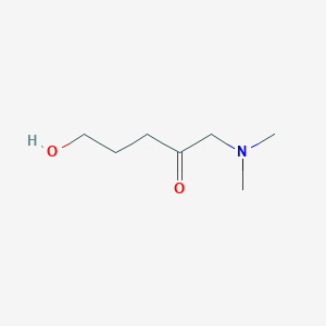 molecular formula C7H15NO2 B6598565 1-(dimethylamino)-5-hydroxypentan-2-one CAS No. 4209-42-1
