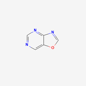 molecular formula C5H3N3O B6598680 [1,3]噁唑并[4,5-d]嘧啶 CAS No. 42850-93-1
