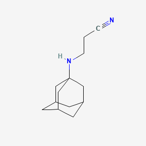 molecular formula C13H20N2 B6598687 3-(Adamantan-1-ylamino)-propionitrile CAS No. 32901-14-7