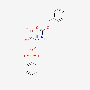 molecular formula C19H21NO7S B6598731 methyl 2-{[(benzyloxy)carbonyl]amino}-3-[(4-methylbenzenesulfonyl)oxy]propanoate CAS No. 21142-81-4