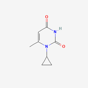 1-cyclopropyl-6-methyl-1,2,3,4-tetrahydropyrimidine-2,4-dione
