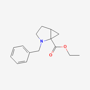 molecular formula C15H19NO2 B6598824 ethyl 2-benzyl-2-azabicyclo[3.1.0]hexane-1-carboxylate CAS No. 483279-86-3