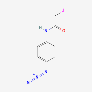 molecular formula C8H7IN4O B6598858 N-(4-azidophenyl)-2-iodoacetamide CAS No. 173266-09-6