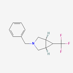 (1R,5S,6S)-3-benzyl-6-(trifluoromethyl)-3-azabicyclo[3.1.0]hexane