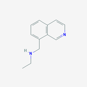 molecular formula C12H14N2 B6598906 ethyl[(isoquinolin-8-yl)methyl]amine CAS No. 1694951-38-6