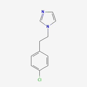 molecular formula C11H11ClN2 B6598908 1H-Imidazole, 1-[2-(4-chlorophenyl)ethyl]- CAS No. 56643-90-4
