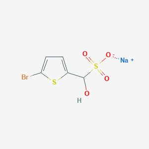 molecular formula C5H4BrNaO4S2 B6598942 sodium (5-bromothiophen-2-yl)(hydroxy)methanesulfonate CAS No. 1701506-88-8