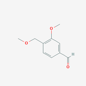 molecular formula C10H12O3 B6598997 3-methoxy-4-(methoxymethyl)benzaldehyde CAS No. 195299-14-0