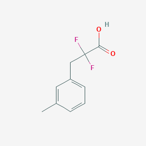 molecular formula C10H10F2O2 B6599066 2,2-difluoro-3-(3-methylphenyl)propanoic acid CAS No. 1784795-32-9