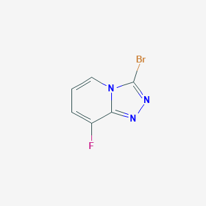 molecular formula C6H3BrFN3 B6599076 3-bromo-8-fluoro-[1,2,4]triazolo[4,3-a]pyridine CAS No. 1784343-99-2