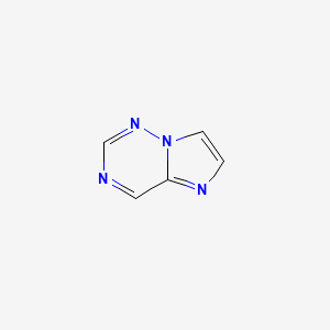 molecular formula C5H4N4 B6599137 咪唑并[2,1-f][1,2,4]三嗪 CAS No. 104744-29-8
