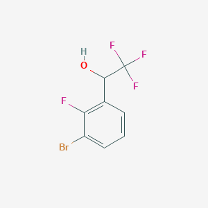 molecular formula C8H5BrF4O B6599169 1-(3-bromo-2-fluorophenyl)-2,2,2-trifluoroethan-1-ol CAS No. 1702584-34-6