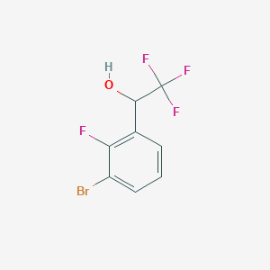 1-(3-bromo-2-fluorophenyl)-2,2,2-trifluoroethan-1-ol