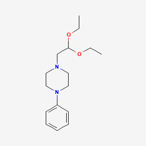 molecular formula C16H26N2O2 B6599189 1-(2,2-diethoxyethyl)-4-phenylpiperazine CAS No. 250282-63-4