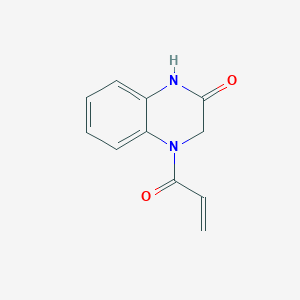 4-(prop-2-enoyl)-1,2,3,4-tetrahydroquinoxalin-2-one