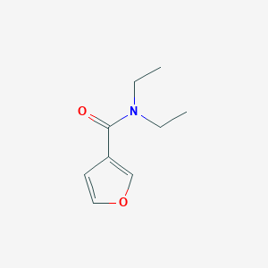 molecular formula C9H13NO2 B6599194 N,N-diethylfuran-3-carboxamide CAS No. 73540-76-8