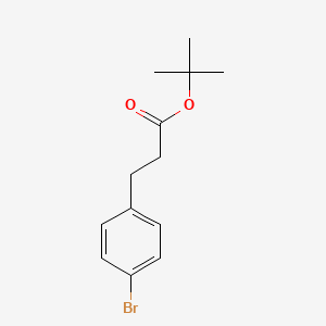 molecular formula C13H17BrO2 B6599205 tert-butyl 3-(4-bromophenyl)propanoate CAS No. 326496-52-0