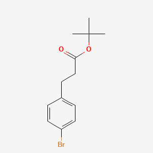 molecular formula C13H17BrO2 B6599205 叔丁基3-(4-溴苯基)丙酸酯 CAS No. 326496-52-0