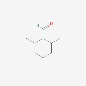 molecular formula C9H14O B6599206 2,6-Dimethylcyclohex-2-ene-1-carbaldehyde CAS No. 203188-40-3