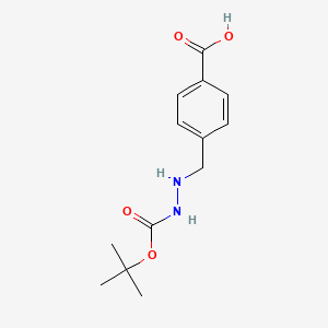 4-[({[(tert-butoxy)carbonyl]amino}amino)methyl]benzoic acid