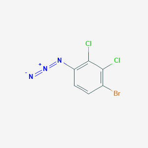 molecular formula C6H2BrCl2N3 B6599256 1-azido-4-bromo-2,3-dichlorobenzene CAS No. 1696511-53-1