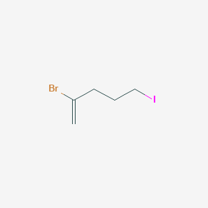 molecular formula C5H8BrI B6599273 2-bromo-5-iodopent-1-ene CAS No. 141884-26-6