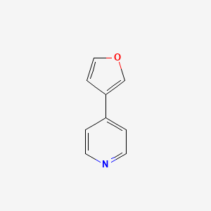 molecular formula C9H7NO B6599321 4-(呋喃-3-基)吡啶 CAS No. 27079-81-8