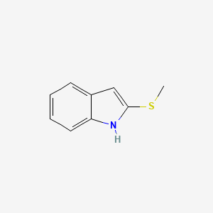 molecular formula C9H9NS B6599327 2-(methylsulfanyl)-1H-indole CAS No. 13637-43-9