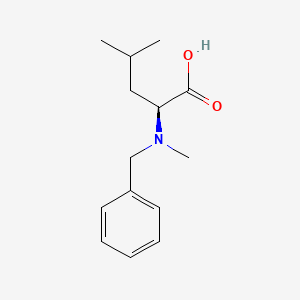 molecular formula C14H21NO2 B6599348 L-Leucine, N-methyl-N-(phenylmethyl)- CAS No. 60643-14-3