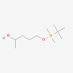 molecular formula C11H26O2Si B6599374 5-[(tert-butyldimethylsilyl)oxy]pentan-2-ol CAS No. 126680-65-7