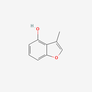 molecular formula C9H8O2 B6599377 3-methyl-1-benzofuran-4-ol CAS No. 3610-15-9