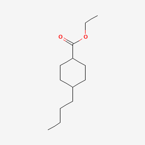 molecular formula C13H24O2 B6599390 ethyl (1s,4r)-4-butylcyclohexane-1-carboxylate, trans CAS No. 149890-37-9