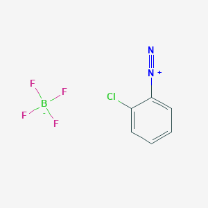 molecular formula C6H4BClF4N2 B6599402 2-chlorobenzene-1-diazonium, tetrafluoroboranuide CAS No. 1956-97-4