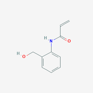 molecular formula C10H11NO2 B6599408 N-[2-(hydroxymethyl)phenyl]prop-2-enamide CAS No. 177837-82-0