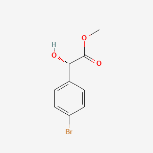 molecular formula C9H9BrO3 B6599411 methyl (2S)-2-(4-bromophenyl)-2-hydroxyacetate CAS No. 63096-37-7