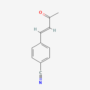 molecular formula C11H9NO B6599439 4-(3-Oxobut-1-en-1-yl)benzonitrile CAS No. 51220-06-5