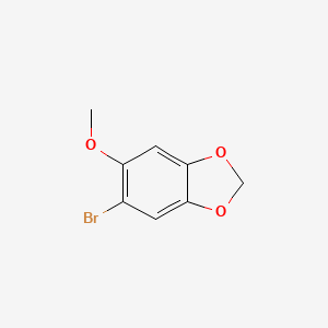 molecular formula C8H7BrO3 B6599445 5-bromo-6-methoxy-1,3-dioxaindane CAS No. 10022-35-2