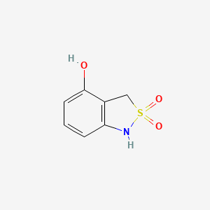 molecular formula C7H7NO3S B6599462 4-hydroxy-1,3-dihydro-2lambda6,1-benzothiazole-2,2-dione CAS No. 463341-27-7